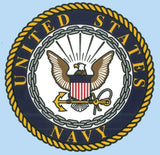 U.S. Navy Crest 4" Decal - Military Republic