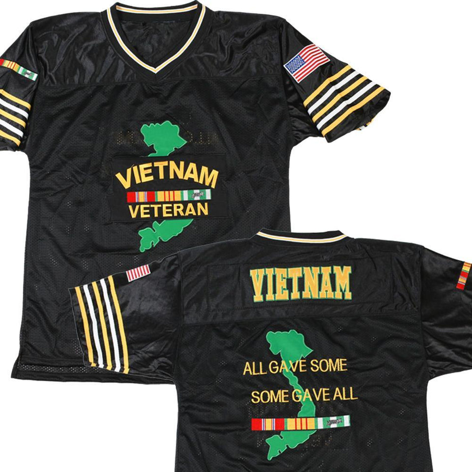 U.S. Vietnam Veteran Football Jersey-Military Republic
