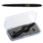 Matte Black Bullet Space Pen with Laser engraved U.S. Air Force Insignia - Military Republic