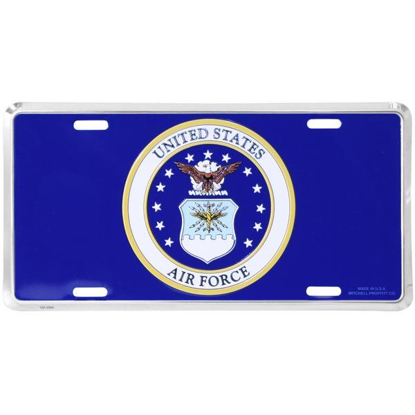 USAF  with Crest Logo License Plate - Military Republic