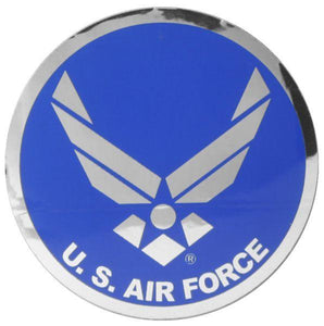 USAF with Wing Logo 3" Reflective Decal - Military Republic