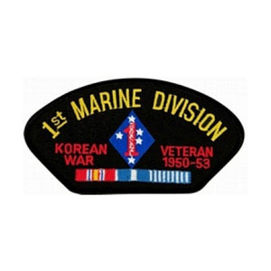 USMC 1st Marine Division Korean War Veteran Patch (4 inch) - Military Republic