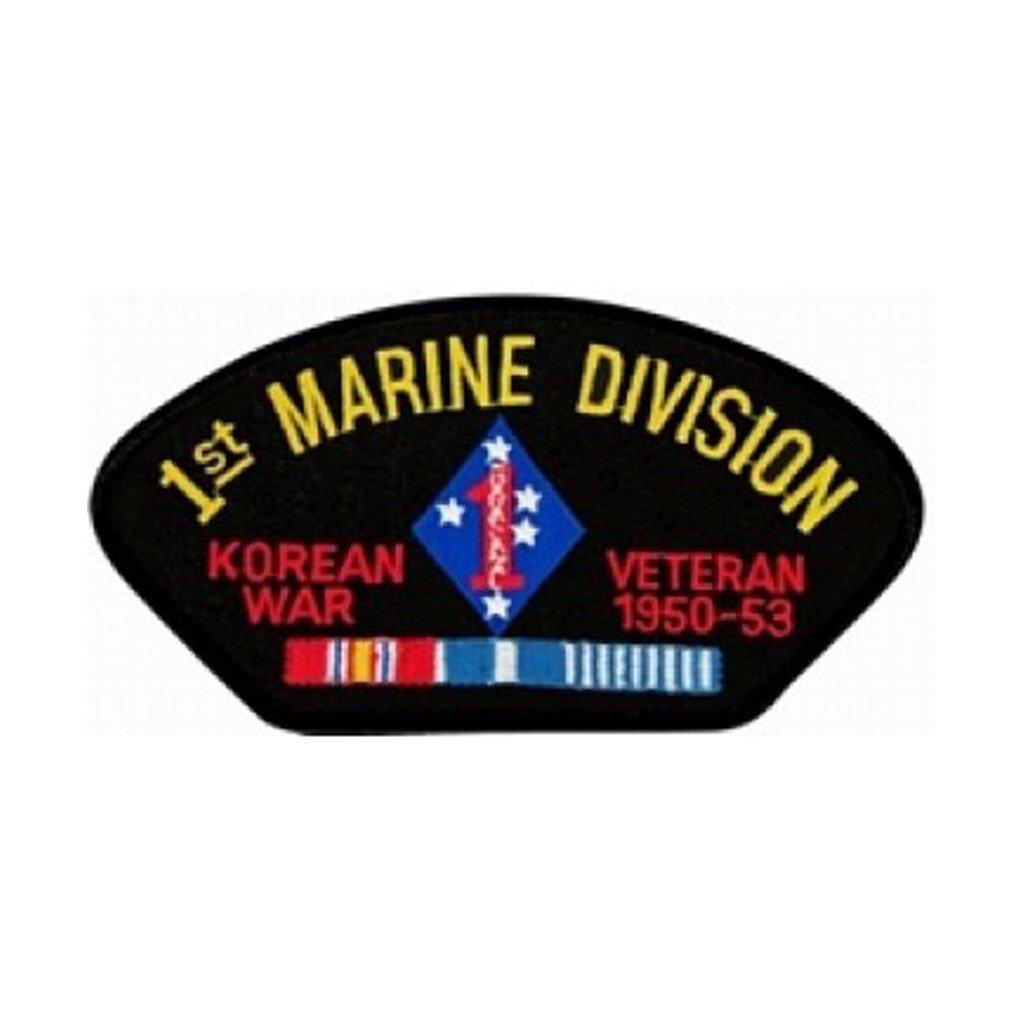 USMC 1st Marine Division Korean War Veteran Patch (4 inch) - Military Republic