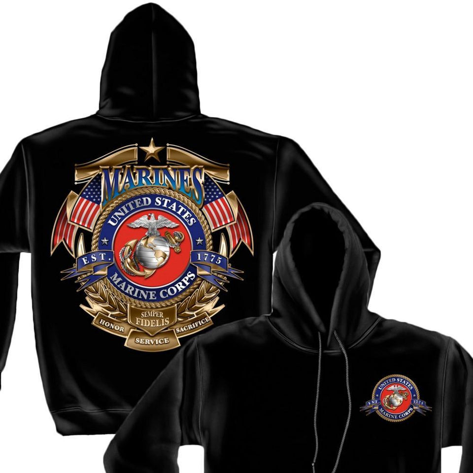 USMC Marines T-Shirt-Military Republic