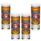 USMC Badge Of Honor Shot Glasses-Military Republic