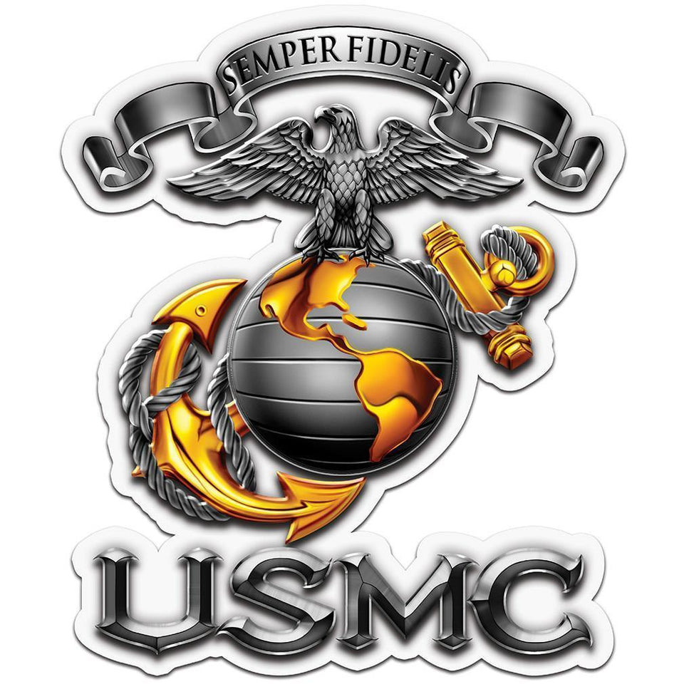 USMC Decal Trio Pack-Military Republic
