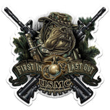 USMC-Devil-Dog-First-In-Last-Out-Decal-Claris-Deals
