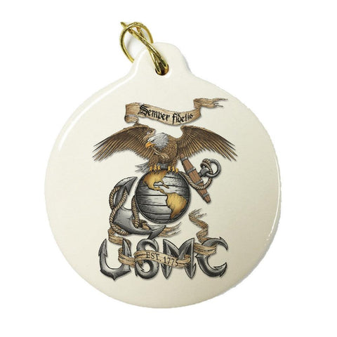 USMC Eagle Christmas Ornament-Military Republic