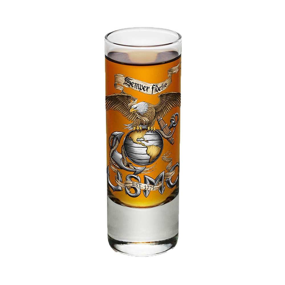 USMC Eagle Shot Glasses-Military Republic