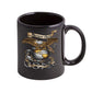 USMC Eagle Stoneware Mug Set - Black - Military Republic