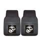 USMC Heavy Duty Vinyl Rear Car Mats - 2 Pc - Military Republic