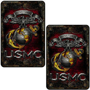 USMC Semper Fi Aluminum Sign-Military Republic
