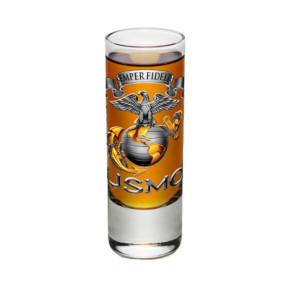 USMC Semper Fidelis Eagle Shot Glasses-Military Republic