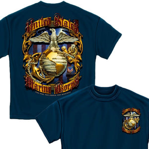 USMC Traditional Foil T-Shirt-Military Republic