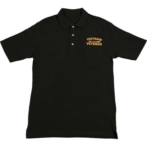 U.S.Vietnam Veteran Golf Shirt with Pocket-Military Republic