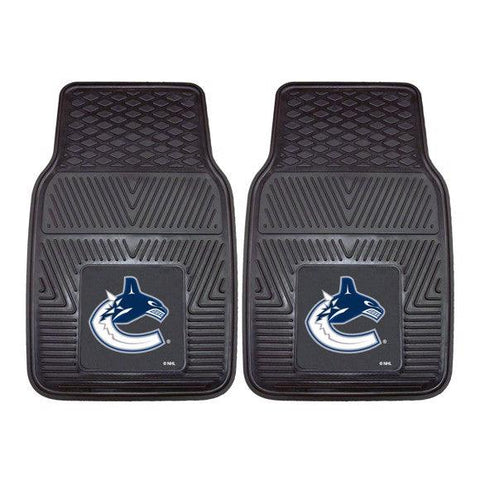 Vancouver Canucks 2pk Heavy Duty Vinyl Car Mat Set - Military Republic