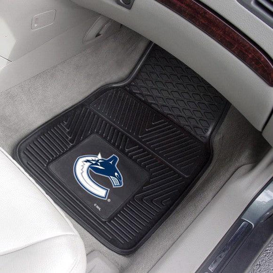 Vancouver Canucks 2pk Heavy Duty Vinyl Car Mat Set - Military Republic