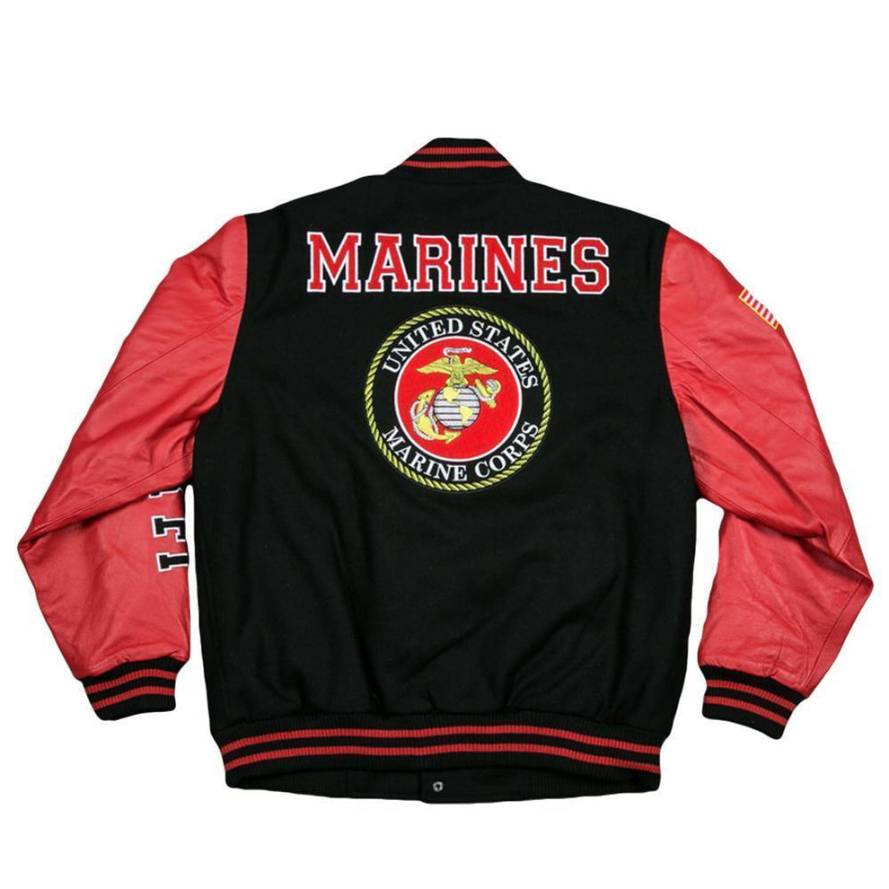 1234 United States Marine Corps Full Metal Jacket United States Marines Corps Varsity Jacket – Military Republic