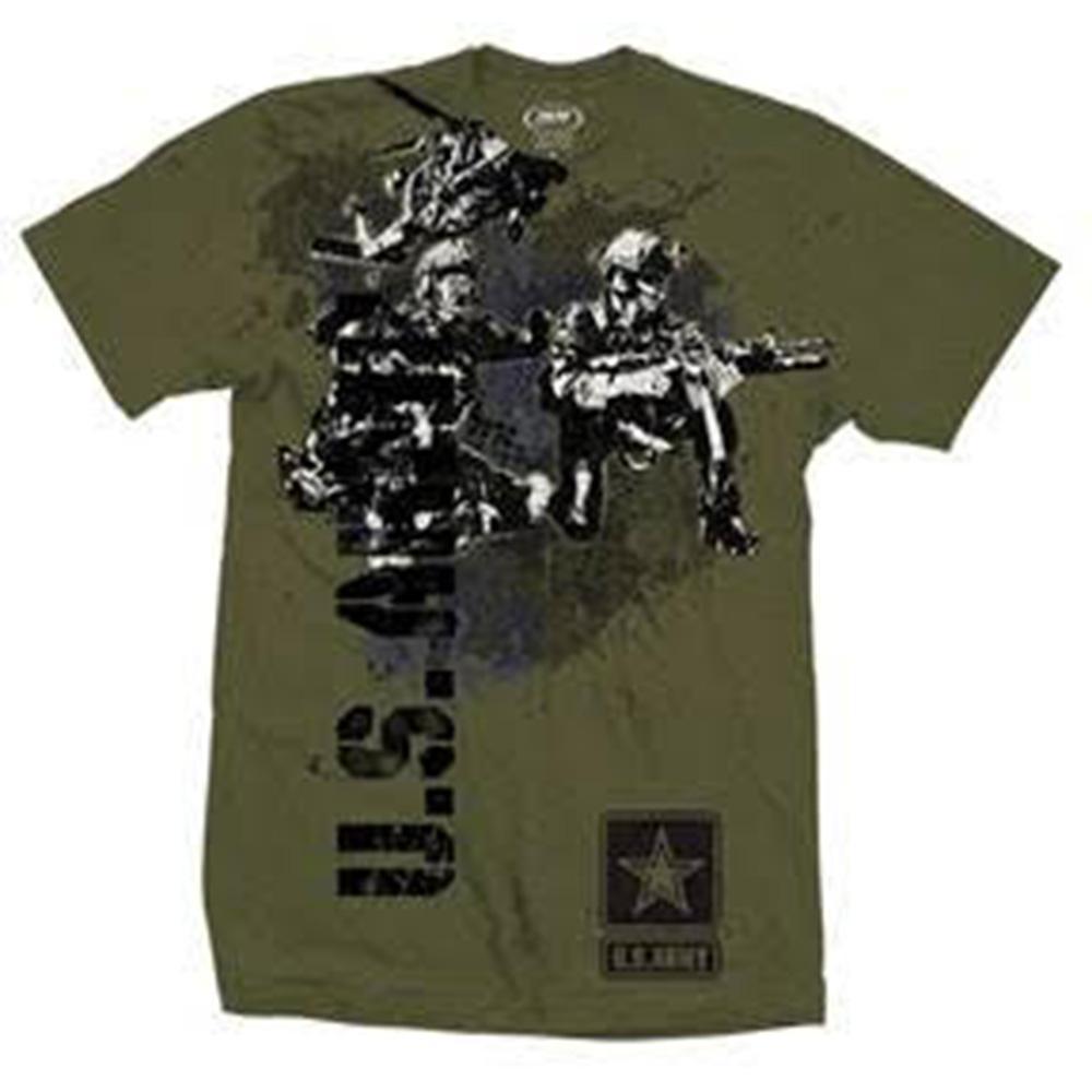 Vertical U.S. Army T-Shirt-Military Republic