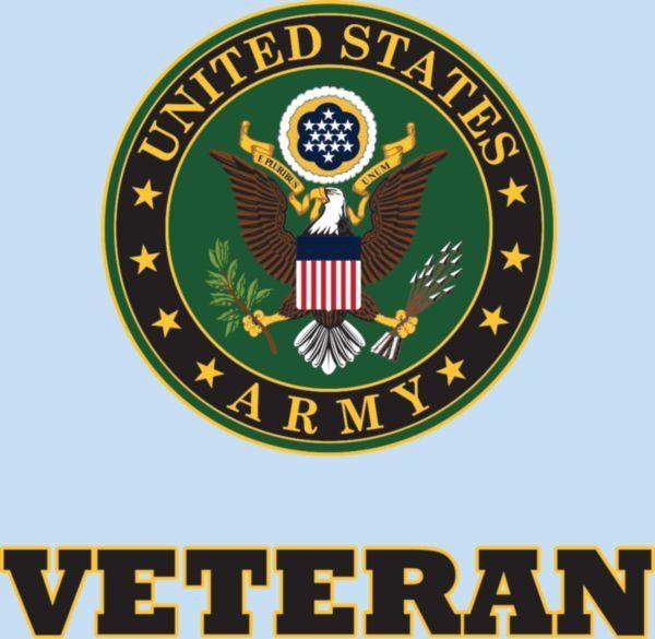 Veteran with U.S. Army Crest 3.75