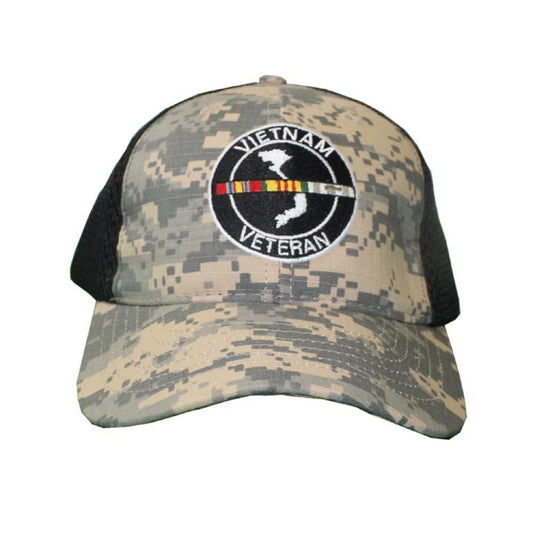 Vietnam Vet Digital Mesh Cap-Military Republic