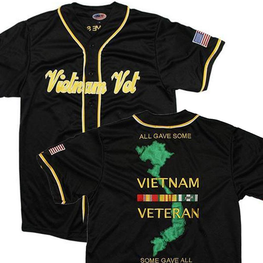 Vietnam Veteran Baseball Jersey-Military Republic