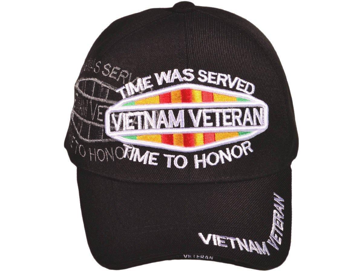 Vietnam Veteran with Shadow Military Baseball Hat-Military Republic