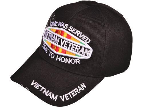 Vietnam Veteran with Shadow Military Baseball Hat-Military Republic