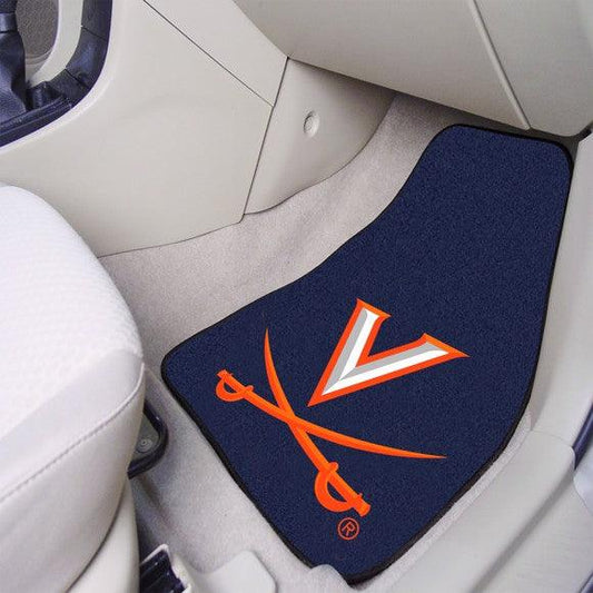 University of Virginia 2Pk Carpet Car Mat Set - Military Republic