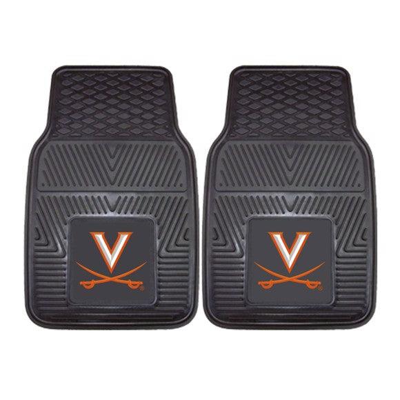 University of Virginia 2pk Heavy Duty Vinyl Car Mat Set - Military Republic