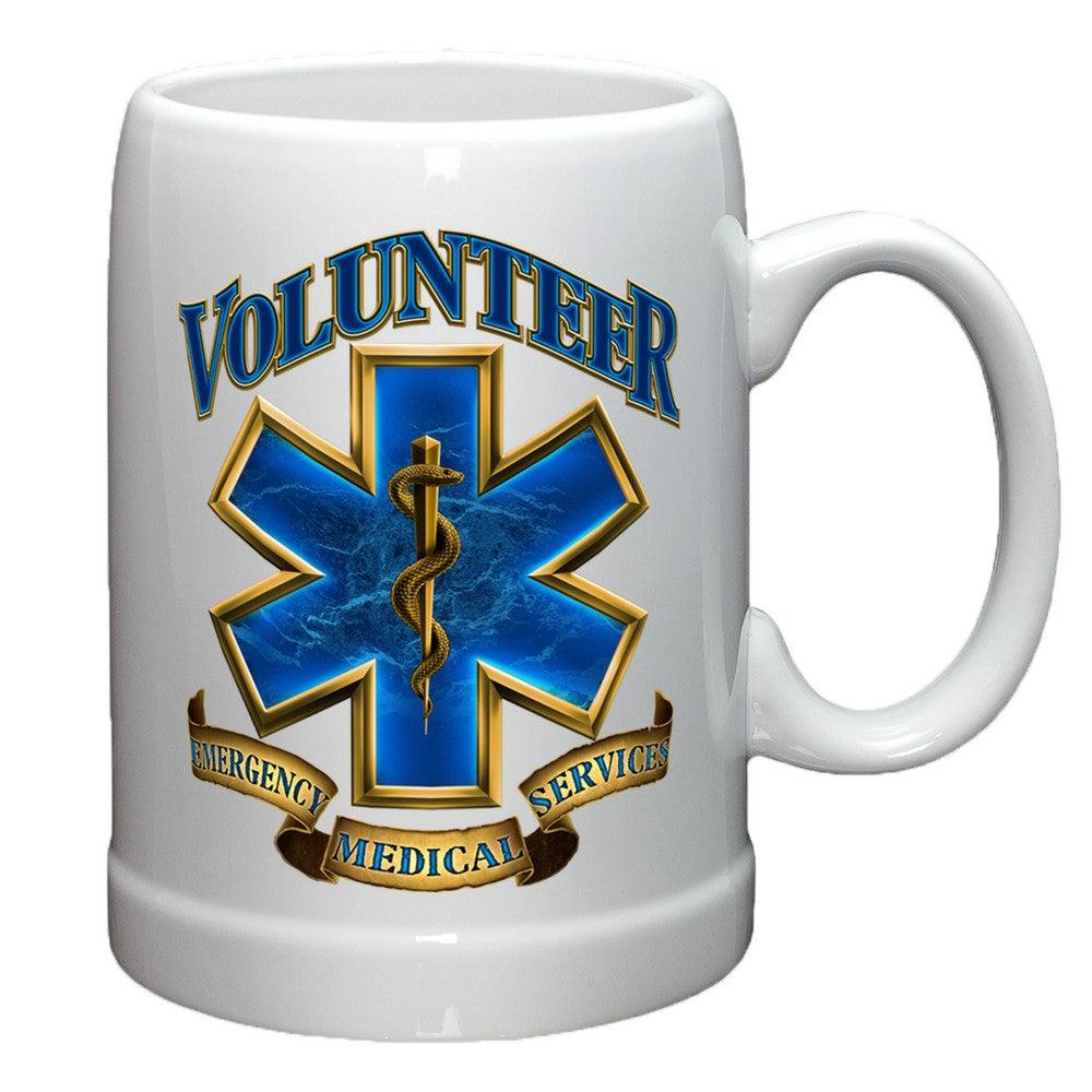 Volunteer EMS Stoneware Mug Set-Military Republic