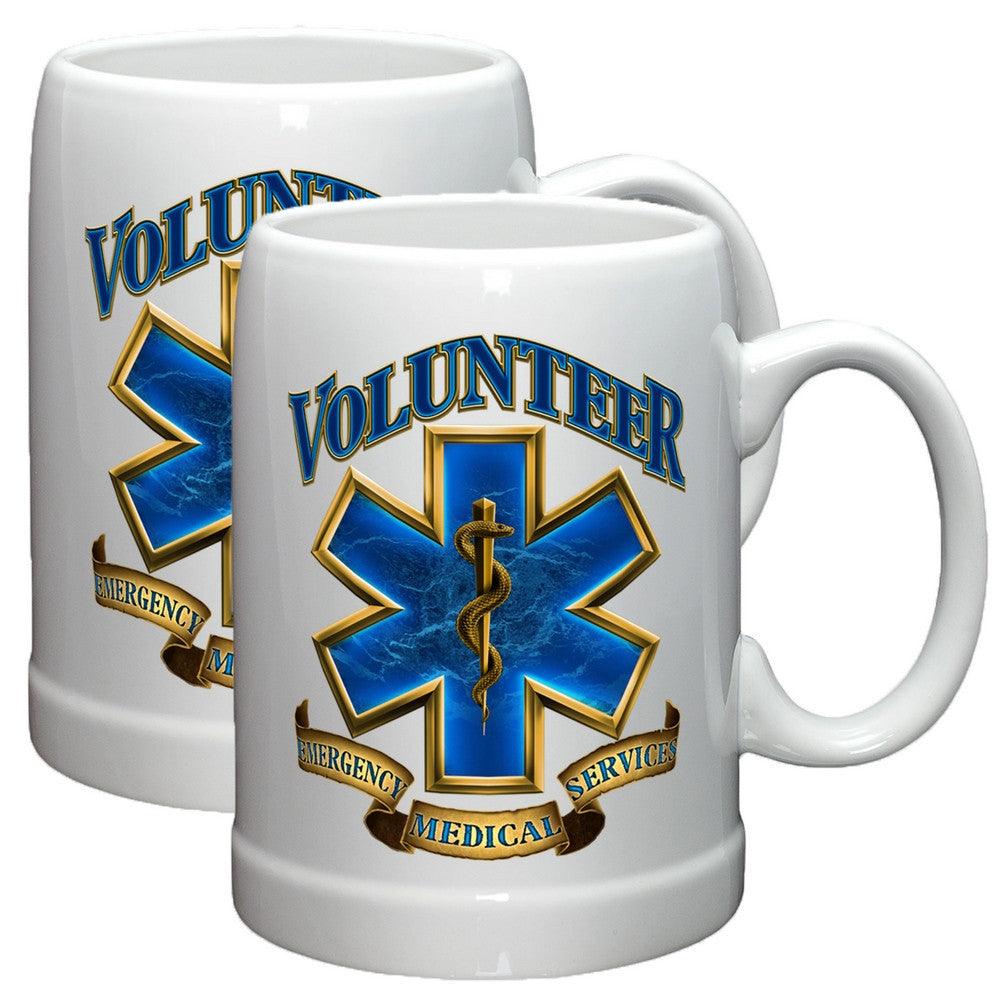 Volunteer EMS Stoneware Mug Set-Military Republic