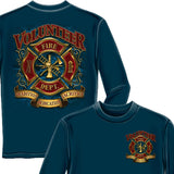 Volunteer Firefighter Long Sleeve Shirt-Military Republic