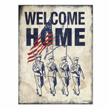 Welcome Home Military Wooden Block Sign - Military Republic