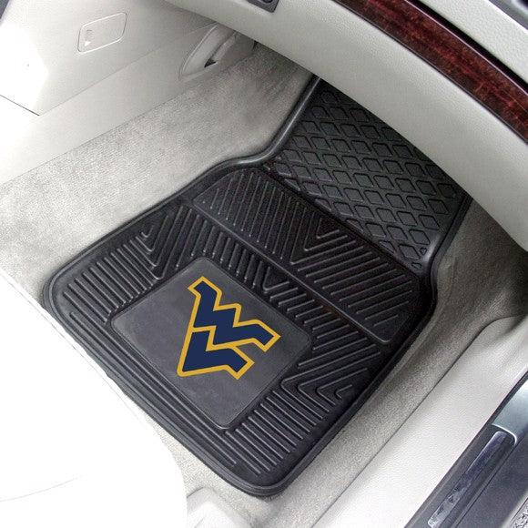 West Virginia University 2pk Heavy Duty Vinyl Car Mat Set - Military Republic