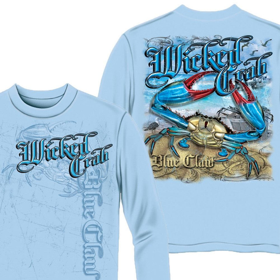Wicked Crab Long Sleeve Shirt-Military Republic